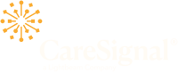 CareSignal, a Lightbeam Company, Logo Inverse